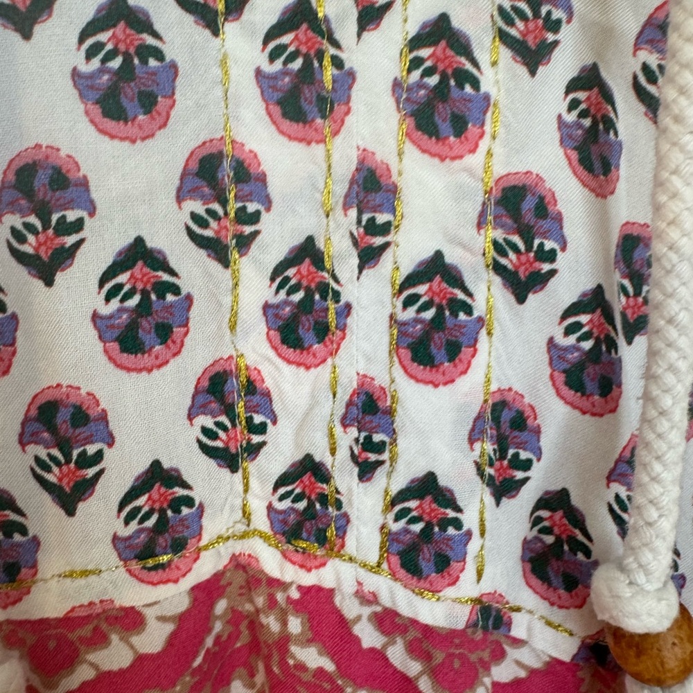 Chelsea & Theodore White and Pink Floral Dress Size 2XL/2T - Picture 6 of 6